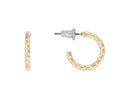 Plain hoop earrings- Indulgence Jewellery