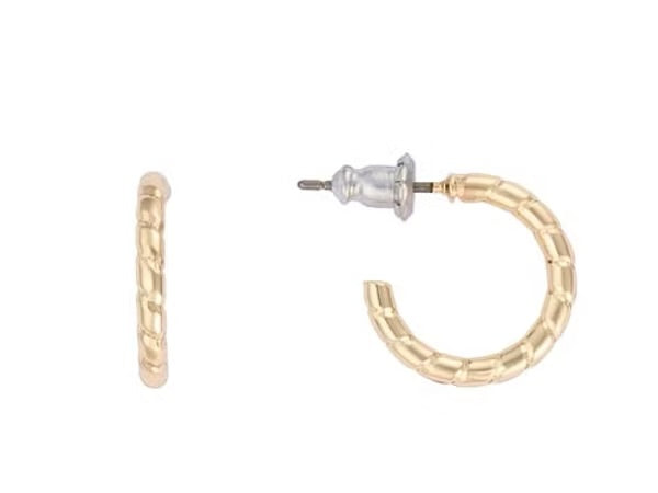 Plain hoop earrings- Indulgence Jewellery