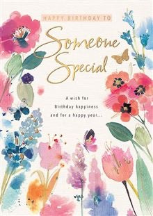 To Someone Special - Birthday card
