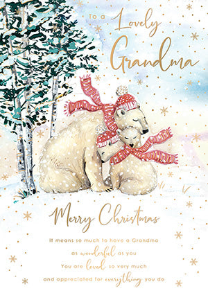 Grandma Christmas card