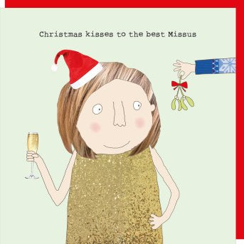 Best Missus -  Rosie Made a Thing Christmas card