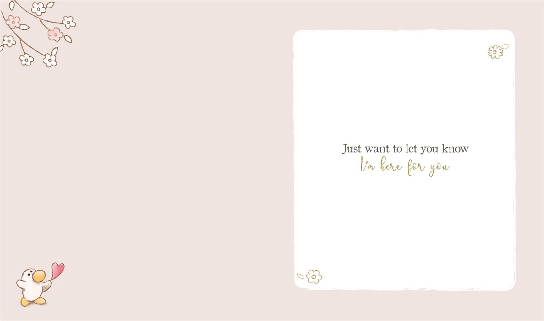 Sending a Hug- Barley the Little Brown Bear card