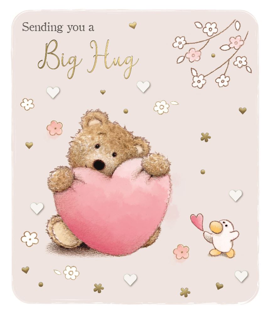 Sending a Hug- Barley the Little Brown Bear card