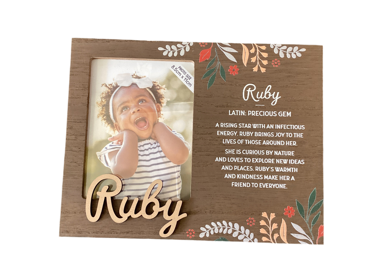 Ruby - Personalised Kids Picture Frame