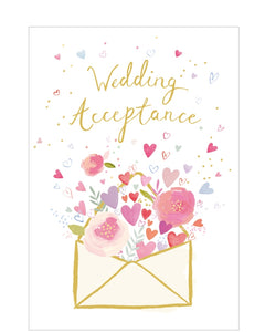Wedding Acceptance card