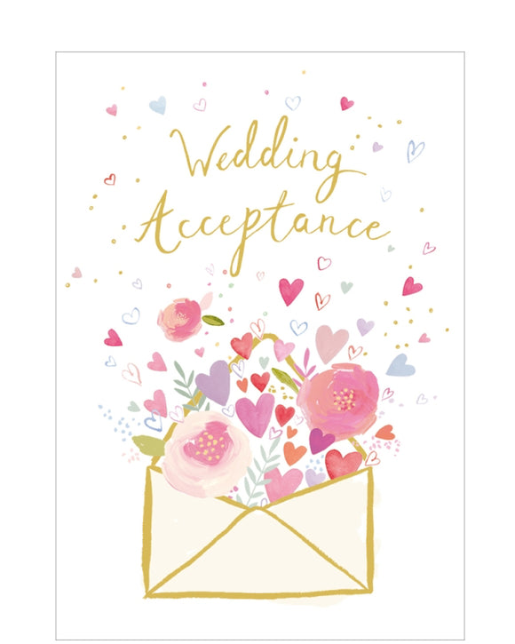 Wedding Acceptance card