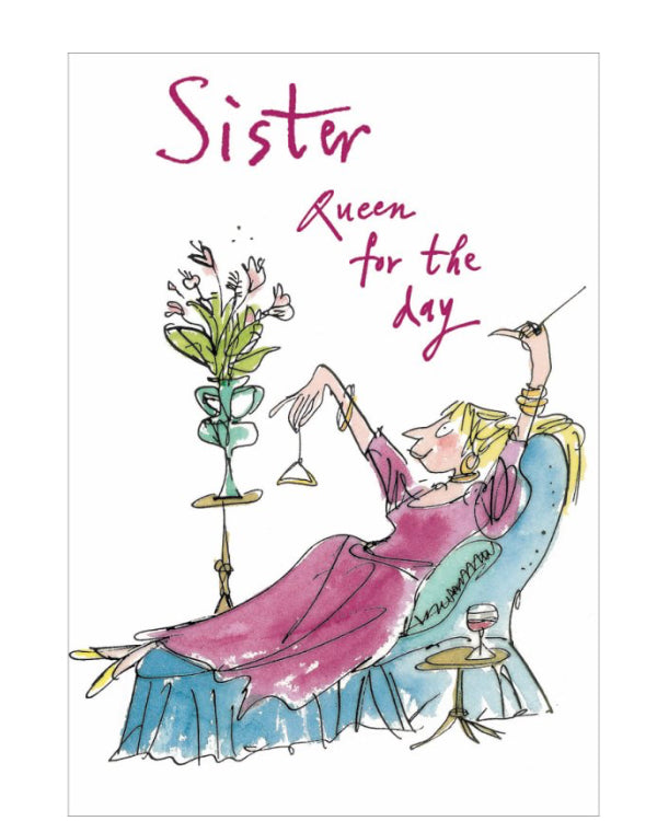 Sister - Quentin Blake birthday card