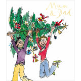 Mum and Dad - Quentin Blake Christmas card