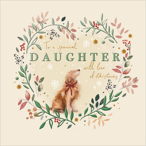 Special Daughter - Christmas card