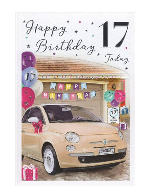 17th Birthday card