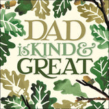 Dad is kind and great - Emma Bridgewater Birthday card