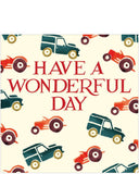 Landrovers - Emma Bridgewater Birthday card