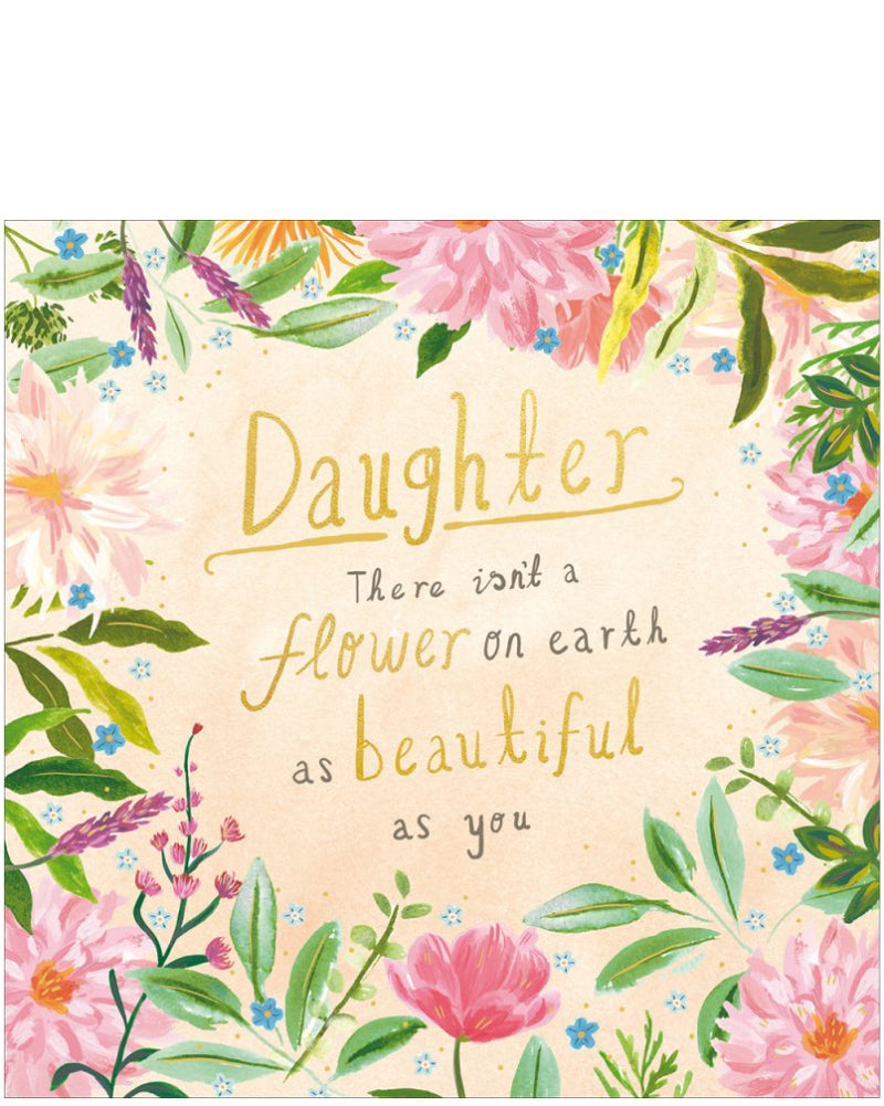 No flower on earth  - birthday card