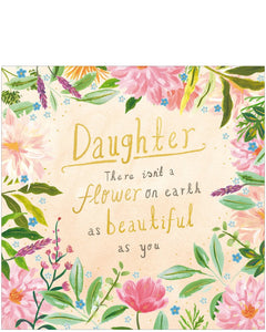No flower on earth  - birthday card
