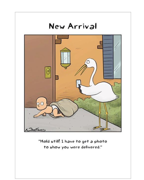 New arrival  - new baby card