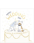 Puppy love - Wedding Day card