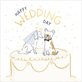 Puppy love - Wedding Day card