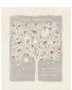 May the love you share grow stronger - Wedding Day card