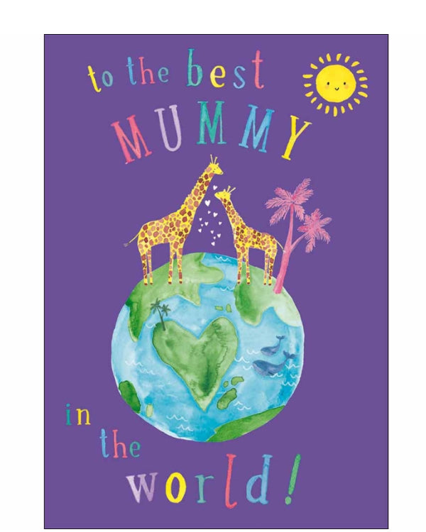 Best Mummy in the World - Birthday card