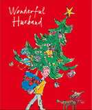 Wonderful Husband - Quentin Blake Christmas card