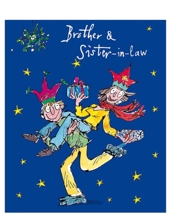 Brother & Sister-in-Law - Quentin Blake Christmas card