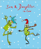 Son and Daughter in Law - Quentin Blake Christmas card
