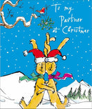 To my Partner - Quentin Blake Christmas card