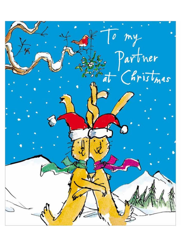 To my Partner - Quentin Blake Christmas card
