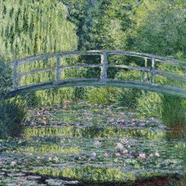 Waterlily Pond -Monet blank Card
