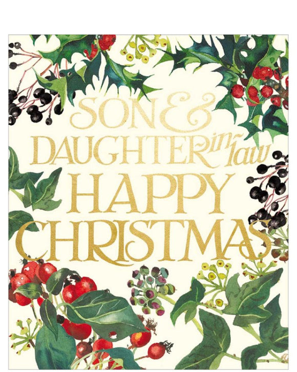 Son and Daughter-in-Law - Emma Bridgewater Christmas card