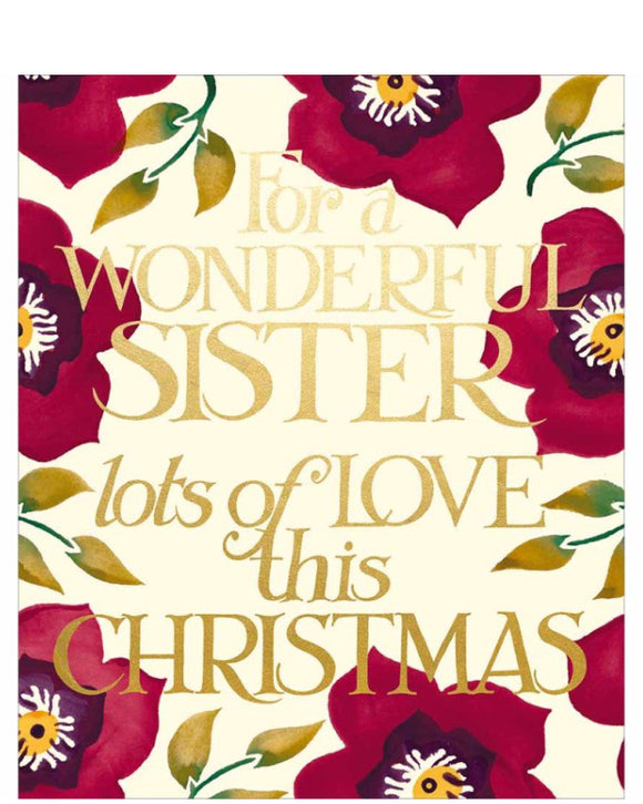 Wonderful Sister - Emma Bridgewater Christmas card