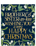 Brother and Sister-in-Law - Emma Bridgewater Christmas card