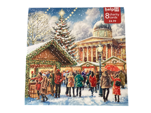 Christmas market - Pack of 8 Charity Christmas cards