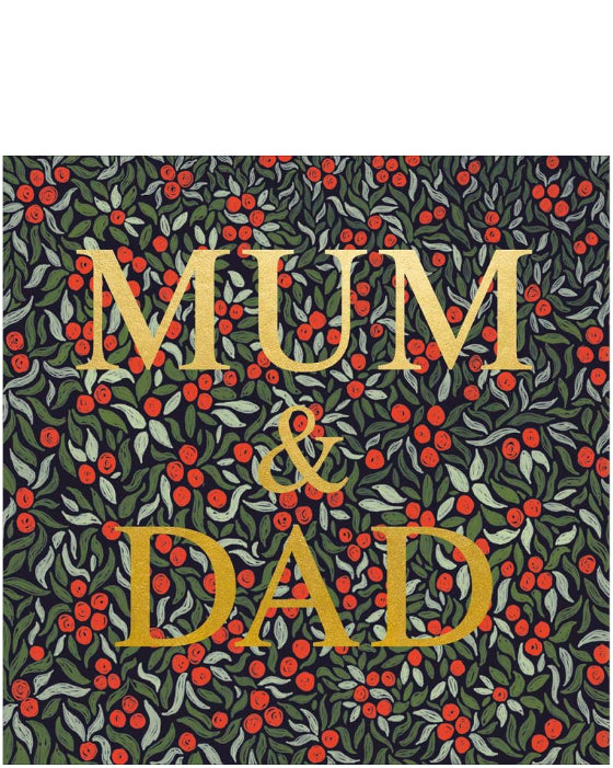 Mum & Dad - Christmas card