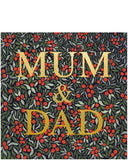 Mum & Dad - Christmas card