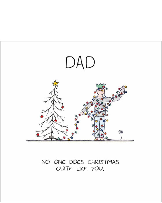 Dad - Christmas card