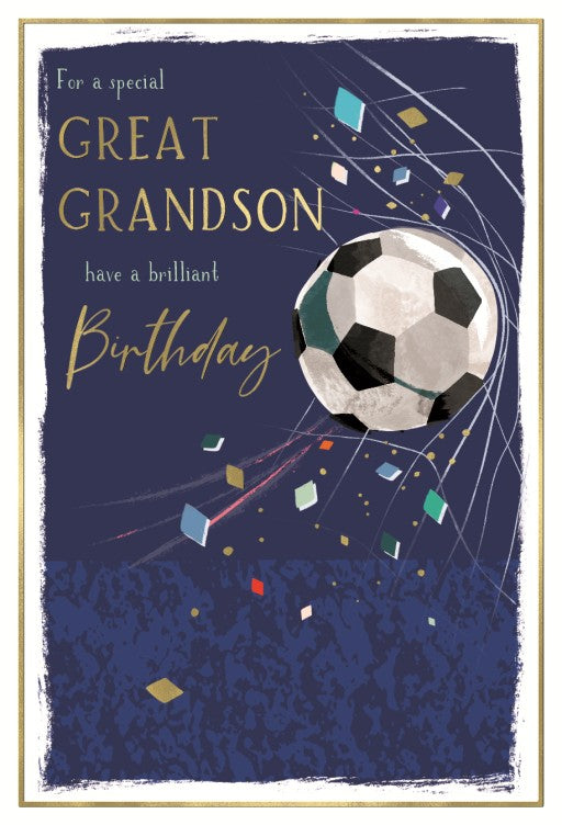 To a Great-Grandson on your Birthday card