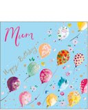 Mum, Happy Birthday card
