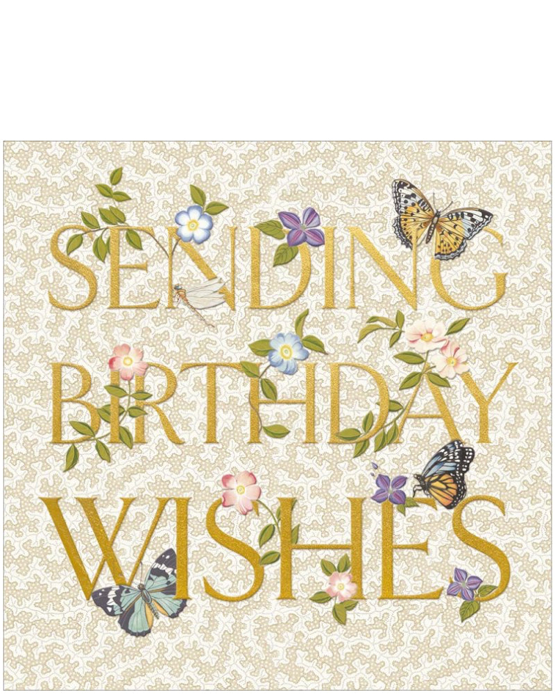 Sycamore & oak - Sanderson birthday card