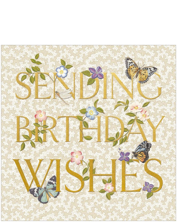 Sycamore & oak - Sanderson birthday card
