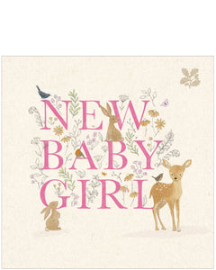 New Baby Girl card