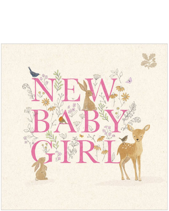 New Baby Girl card