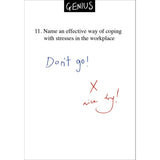 Stress in the workplace - funny greetings card