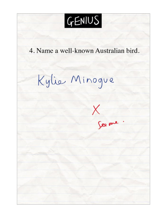 An australian bird - funny greetings card