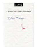 An australian bird - funny greetings card