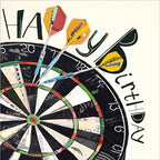 Dartboard - Birthday card