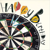 Dartboard - Birthday card