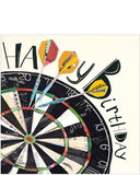 Dartboard - Birthday card