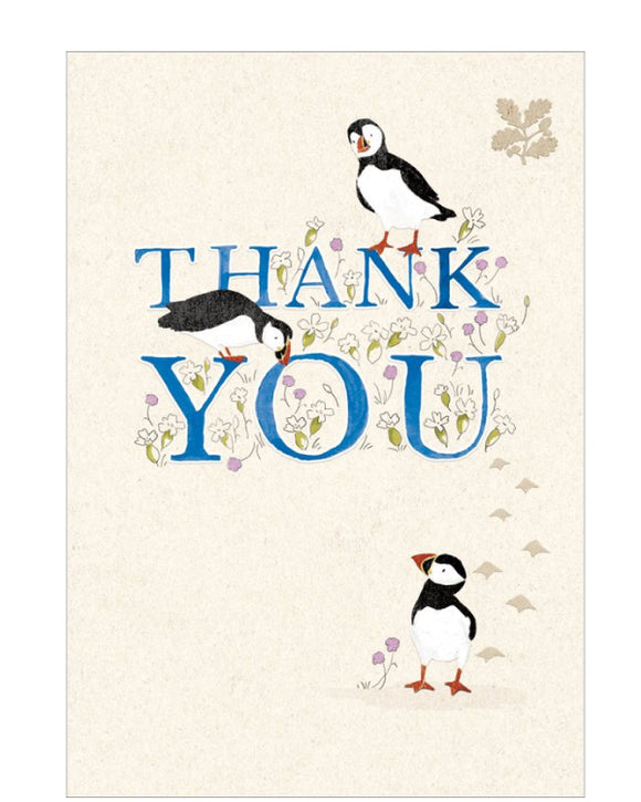 Thank you, puffins - National Trust card