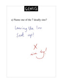 Leaving the seat up - funny greeting card